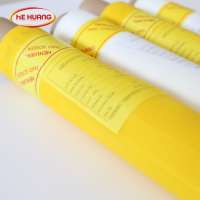 ISO DPP yellow 48um rubber ink screen printing cloth/polyester fabric